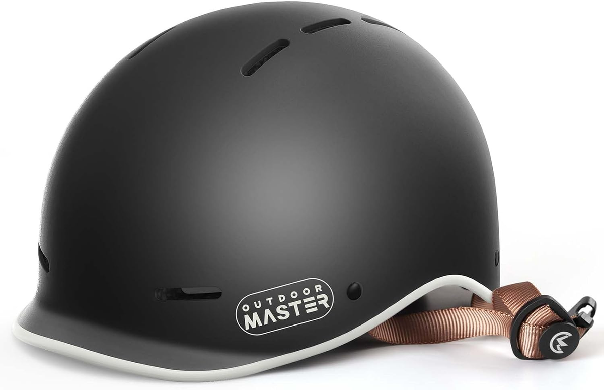 OutdoorMaster Meteorite Black bike helmet