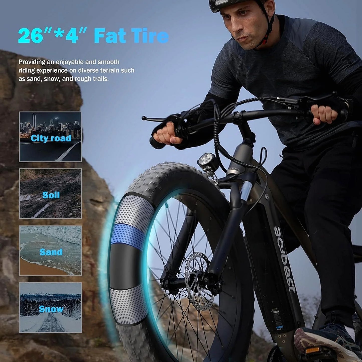 ACTBEST Ranger All-Terrain Electric Mountain Bike